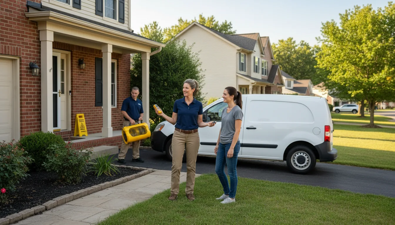 Water restoration image for Water Damage & Restoration Services in Bridport, VT